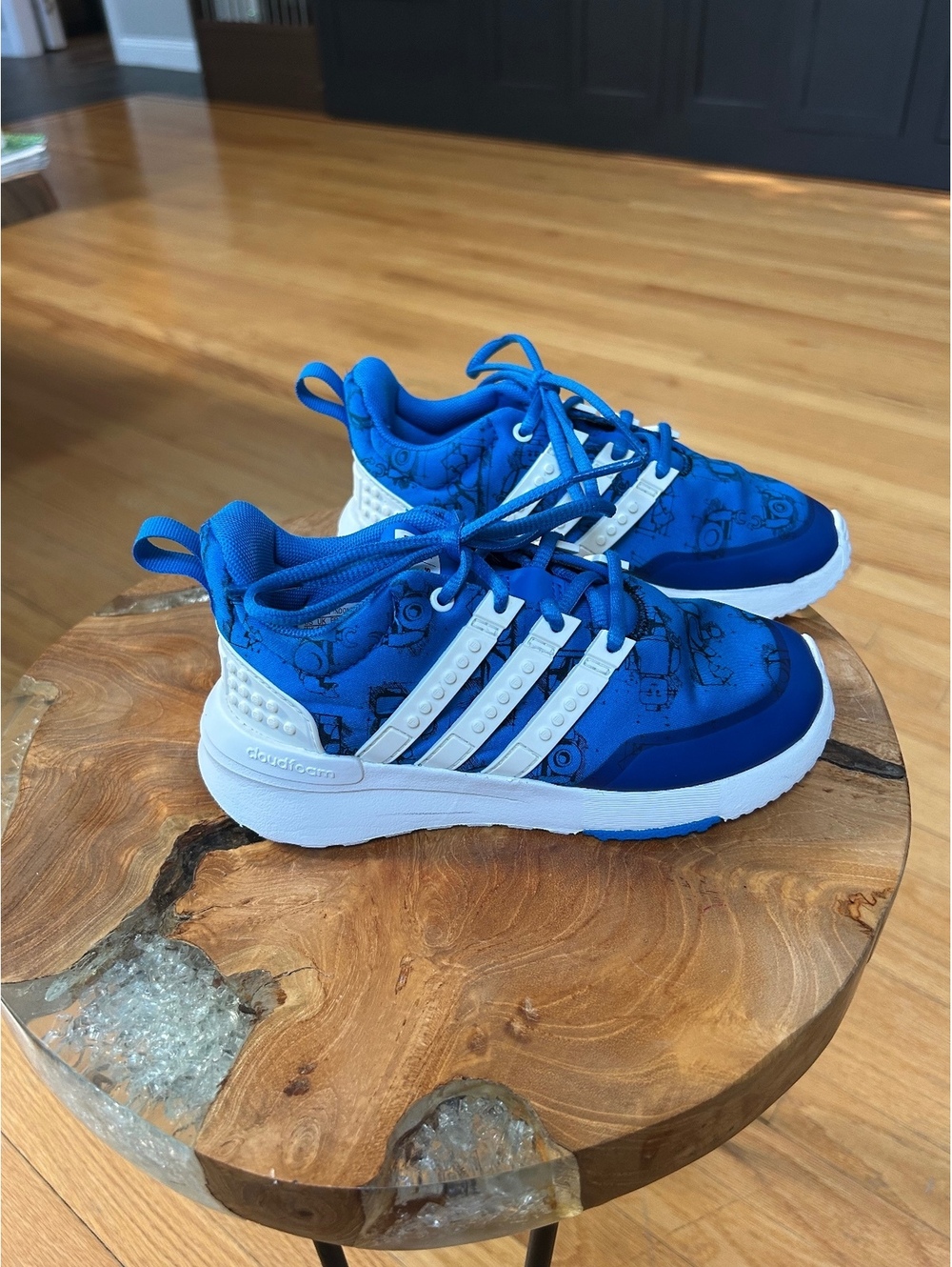Adidas Blue Kids' LEGO Running Shoes Size 12K